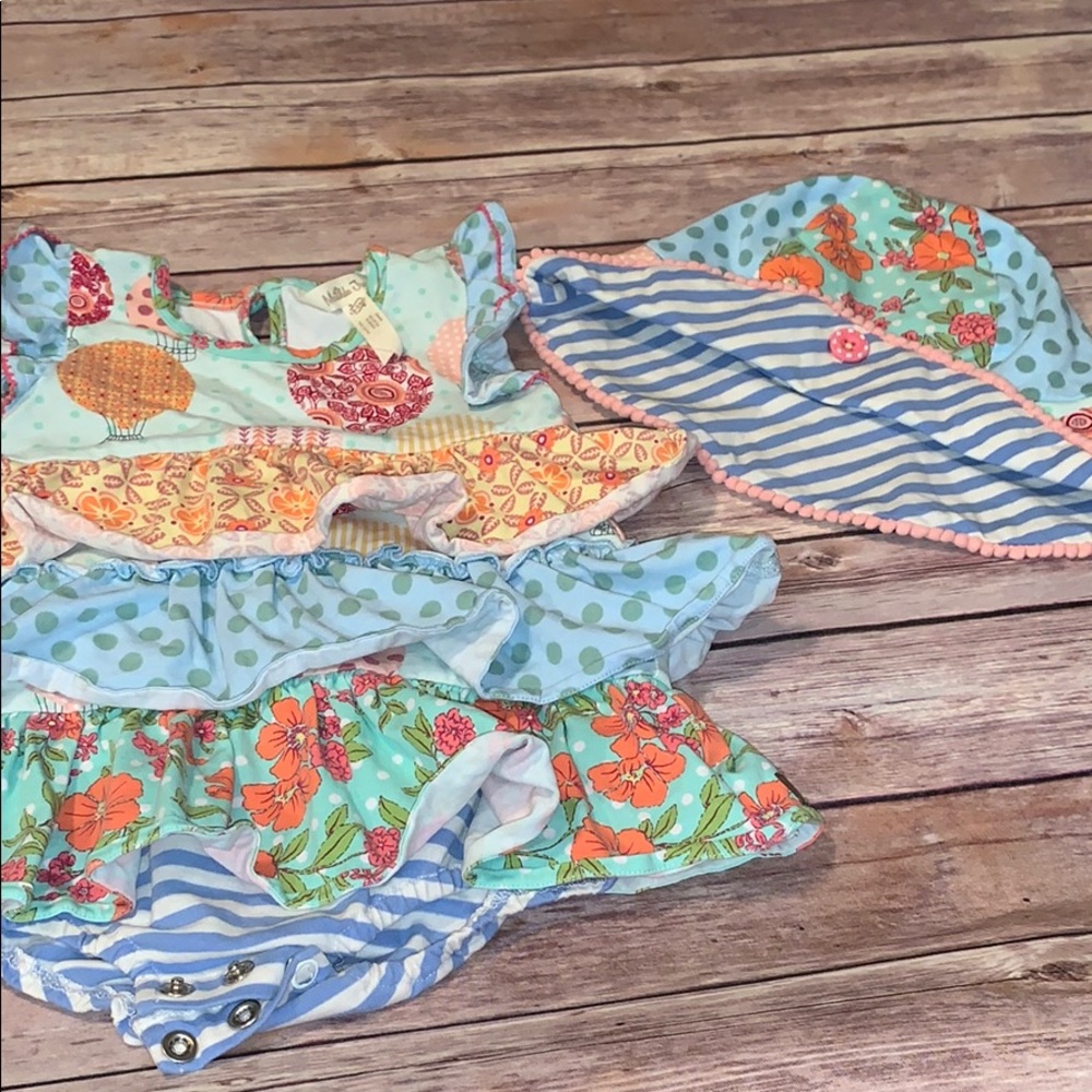 Matilda Jane Romper with hat